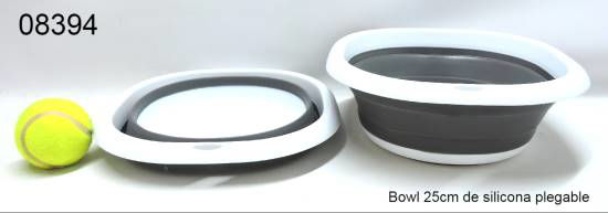 Imagen de BOWL DE SILICONA PLEGABLE 25CM 2.24